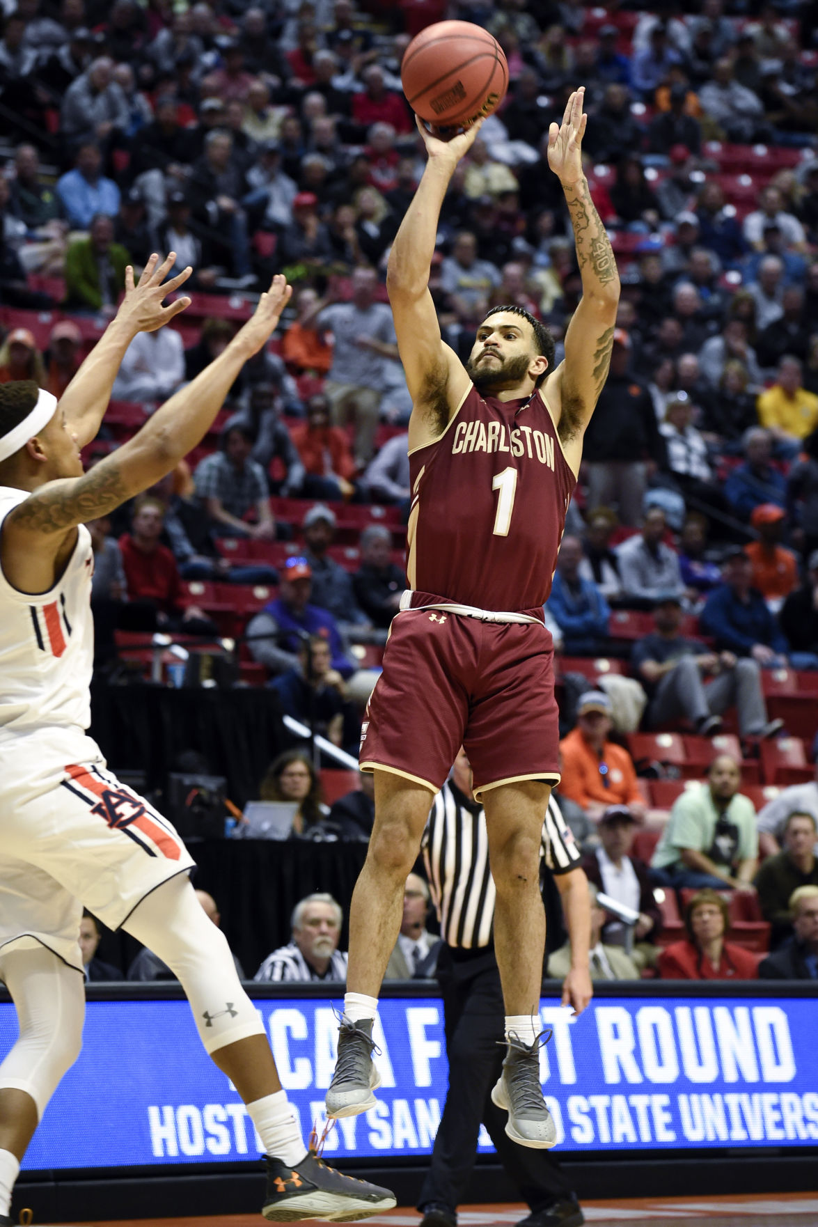 NCAA Charleston Auburn Basketball